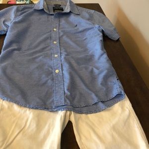 NAUTICA polo for boy size medium ( 10/12)